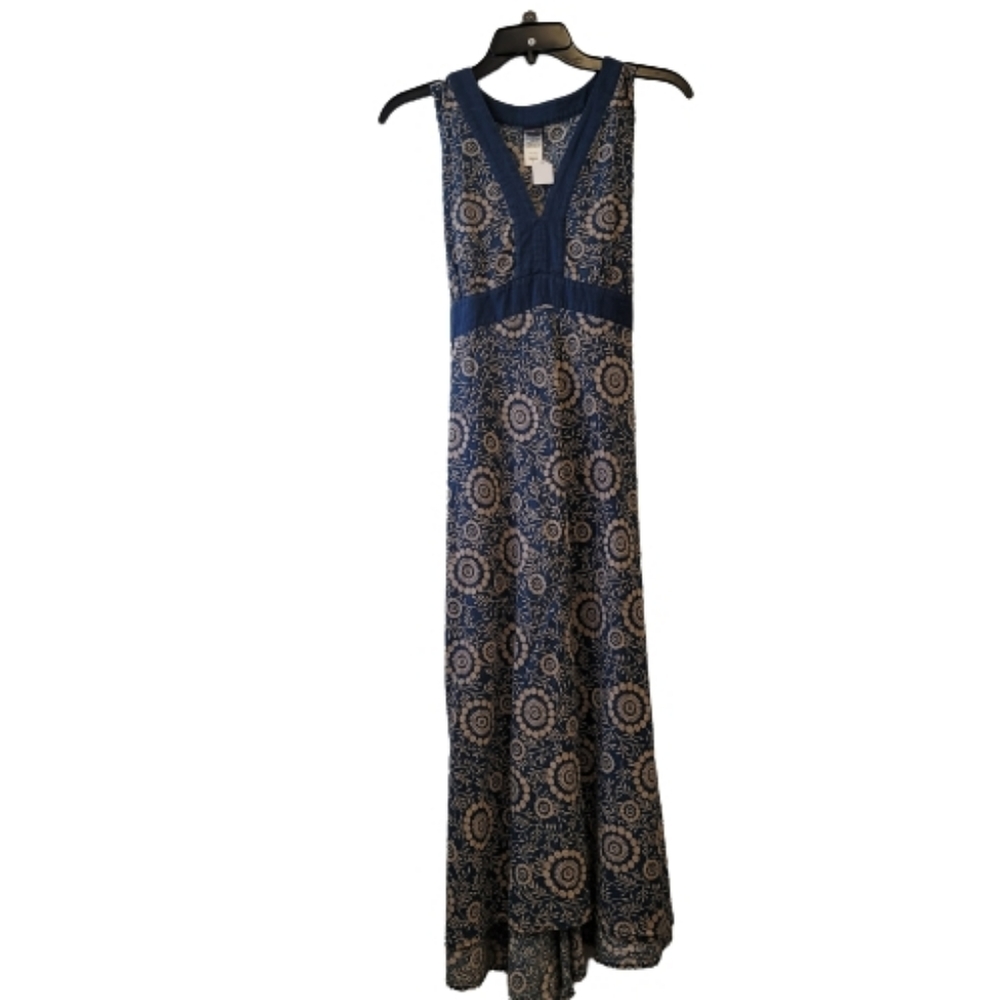 PATAGONIA maxi dress 6 hemp organic  halter top